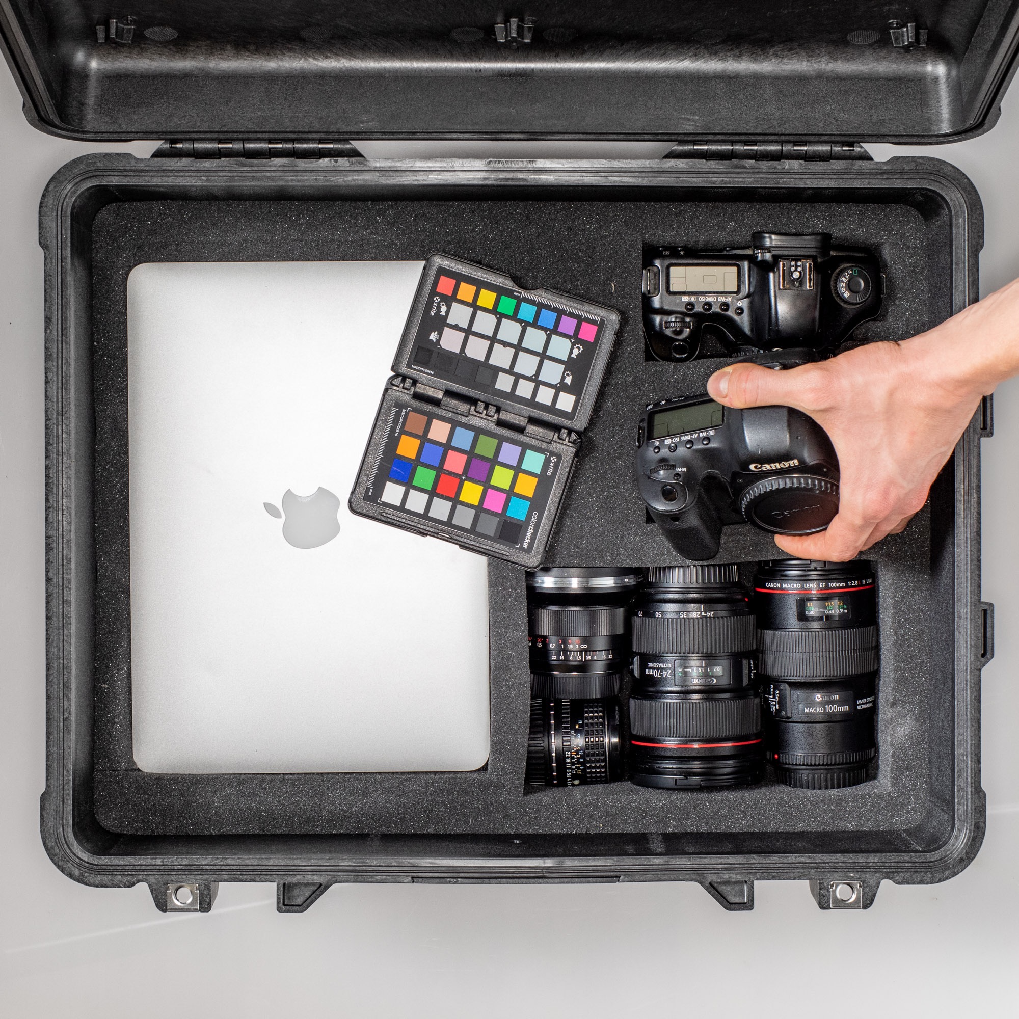 The photo equipment that Will uses
