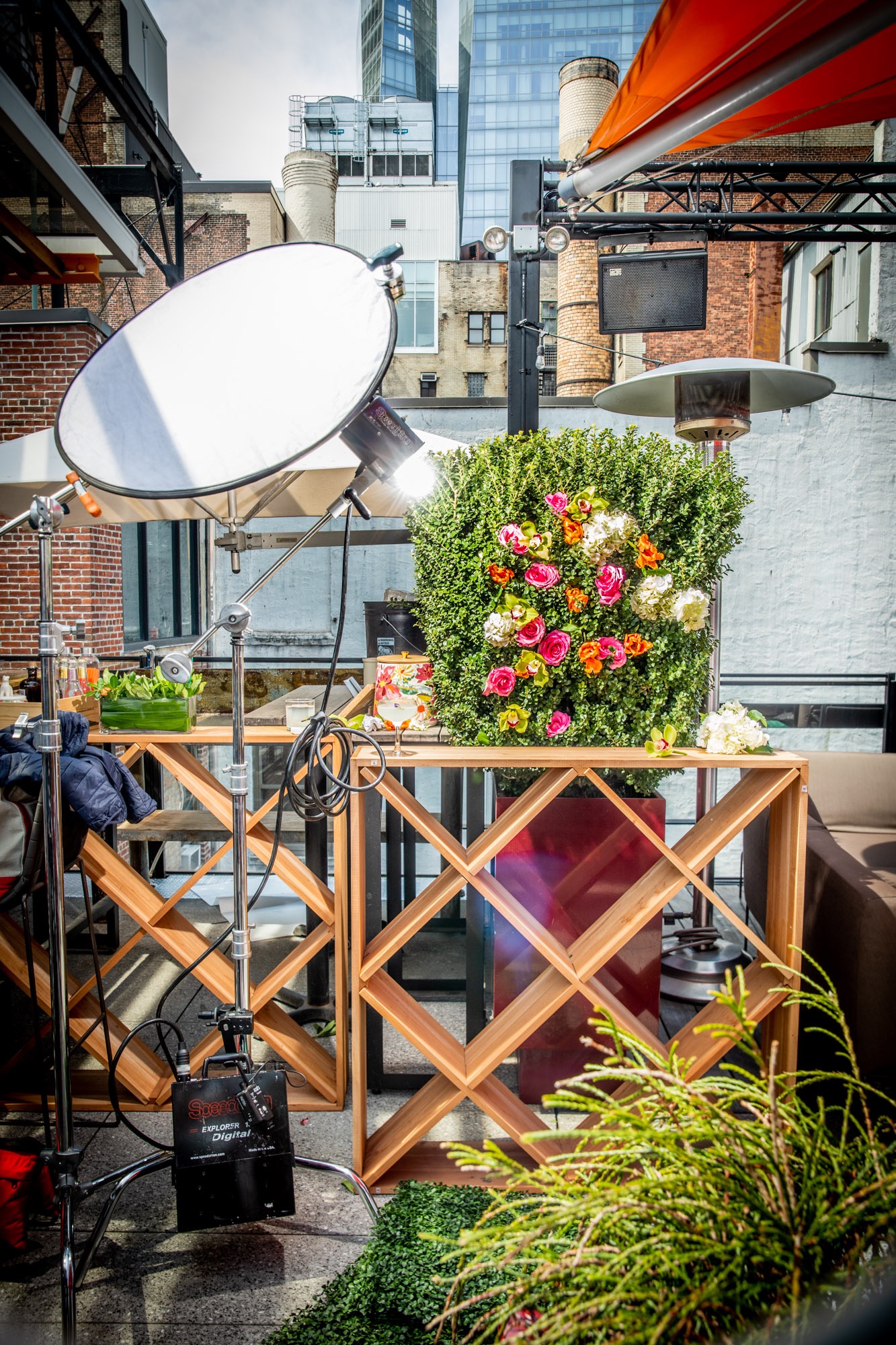 A rooftop photoshoot at the Park South hotel